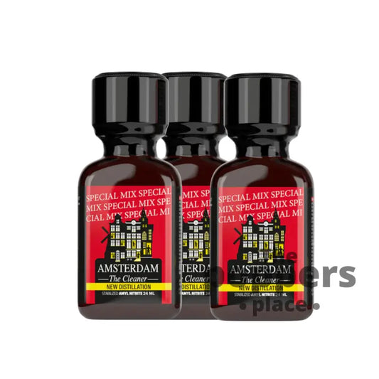 Lot de 3 Poppers Amsterdam Special 24ml - Pack