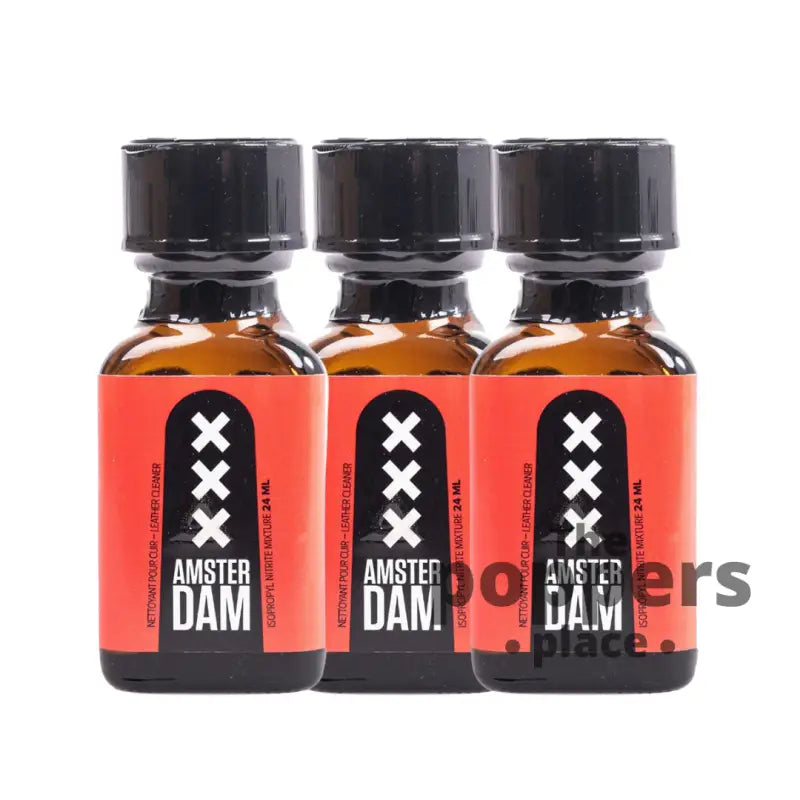 Lot de 3 Poppers Amsterdam xxx 24ml - Pack