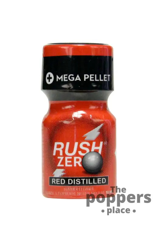 Poppers Rush Zero Red Distilled 10 ml - poppers